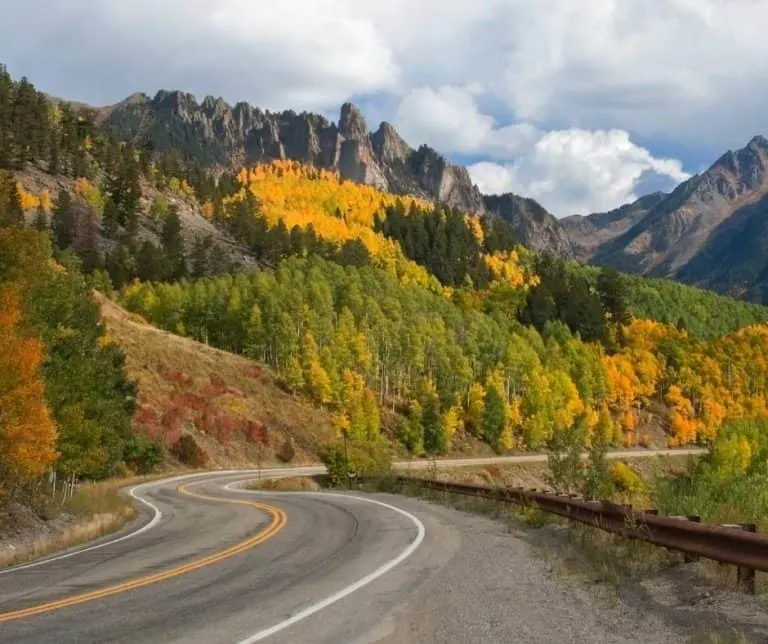 Million Dollar Highway in Colorado