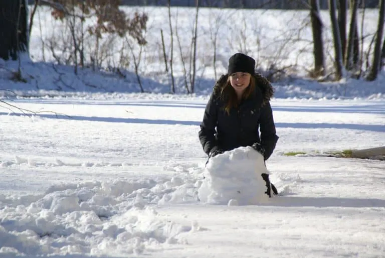 Snow play at Kendrick Park Watchable Wildlife Area