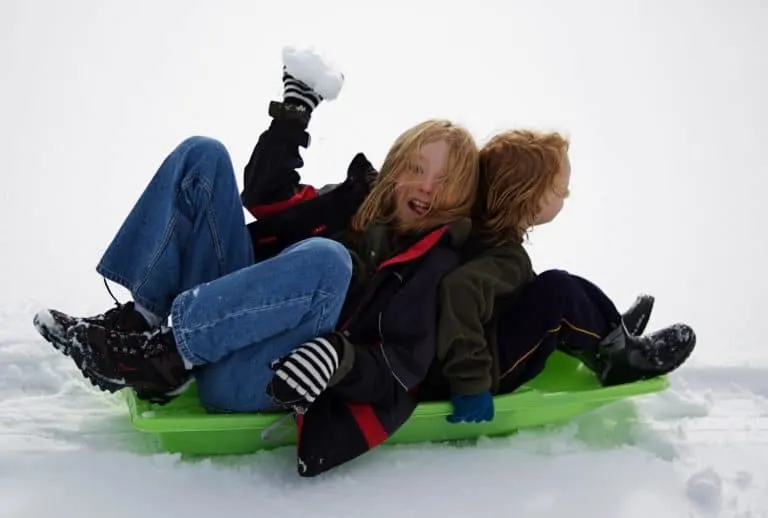 Sledding in Flagstaff at the Flagstaff Snow Park