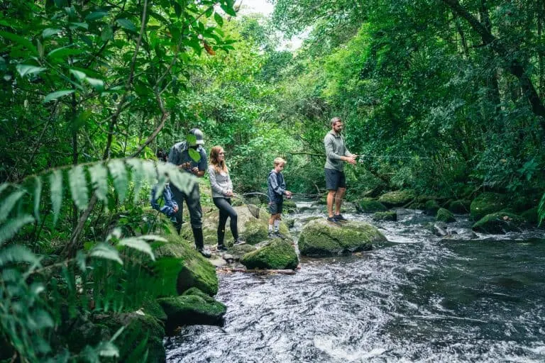 Enjoying nature at El Silencio Lodge