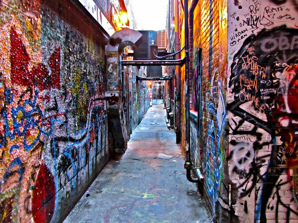 Graffiti Alley in Ann Arbor