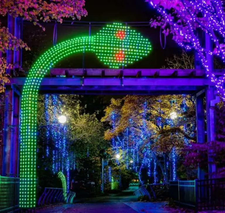 LumiNature is one of the best Philadelphia Christmas Events