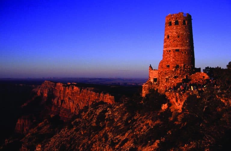 Desert View tower in Grand Canyon