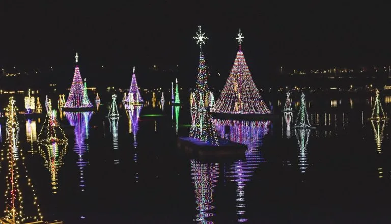 Newport Dunes LIghting of the Bay is one of the popular Orange County CHristmas Events