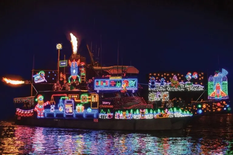 Christmas events in Orange County include holiday boat parades