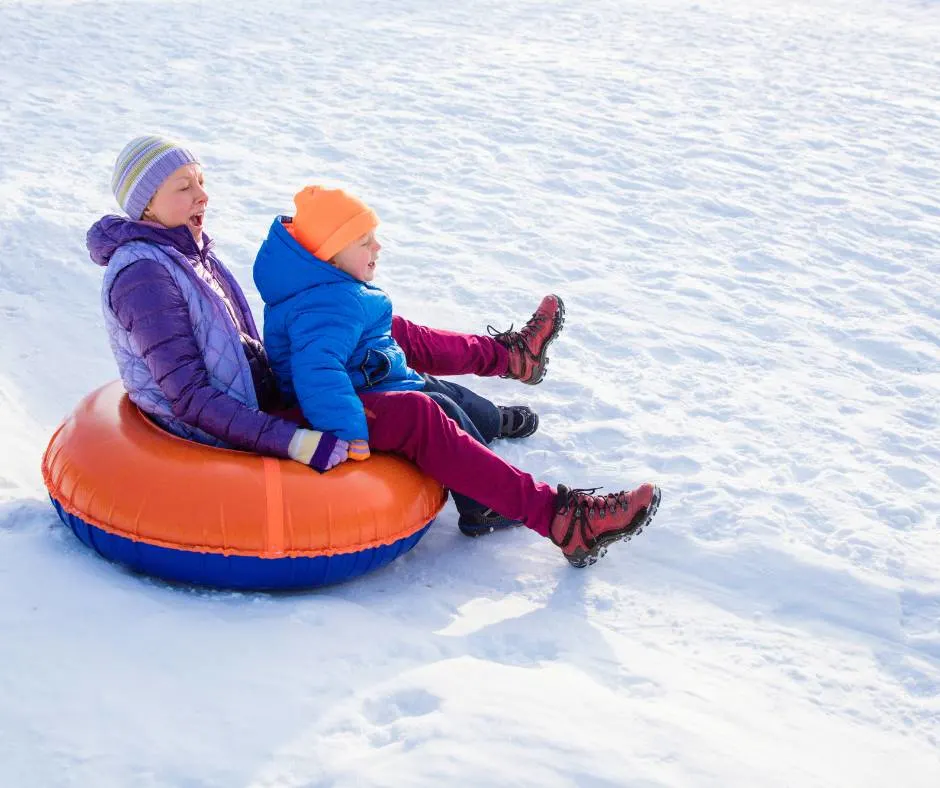 Snow tubing in Utah