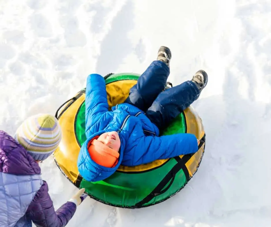 Snow tubing in Utah can be found at Mountain Dell Golf Course