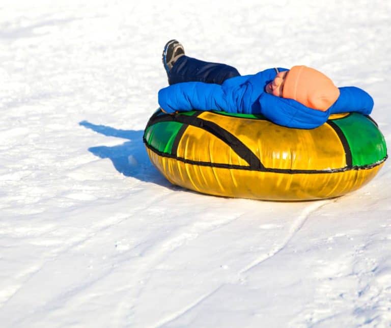 Utah's golf courses are great for snow tubing