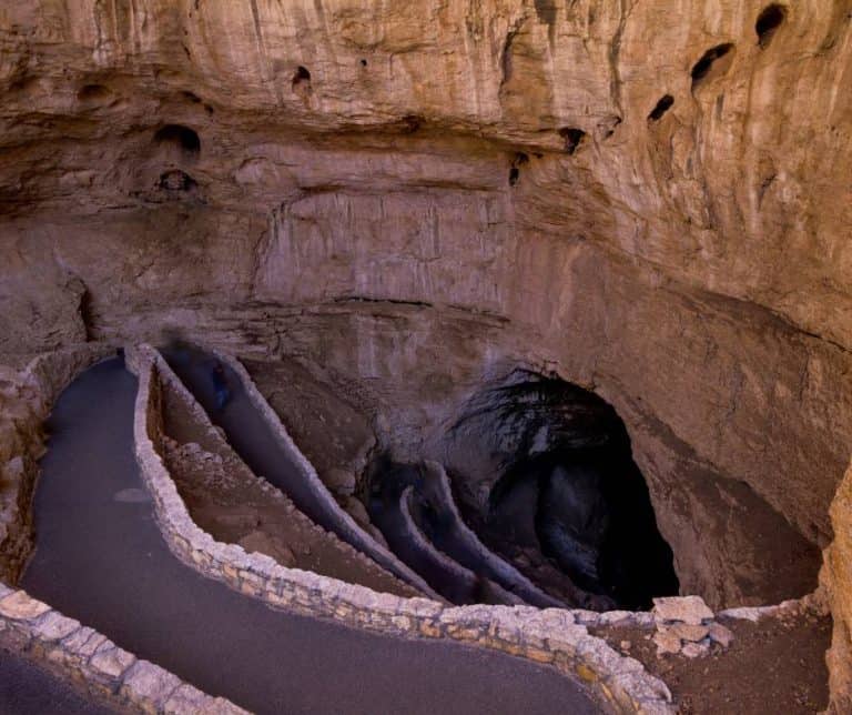 One of the best things to do in Carlsbad Caverns is take the natural entrance trail
