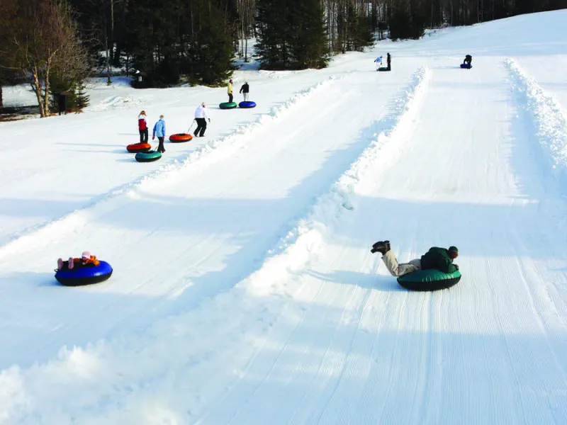 Ski Brule snow tubing