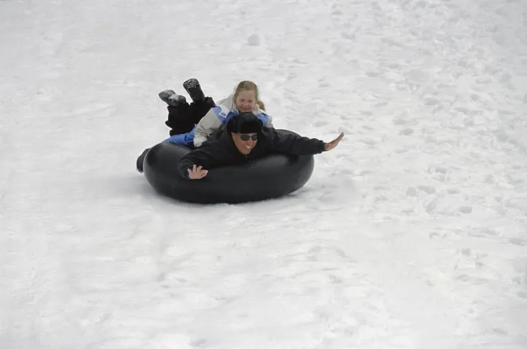 Lomond View Park in Utah is great for snow tubing.