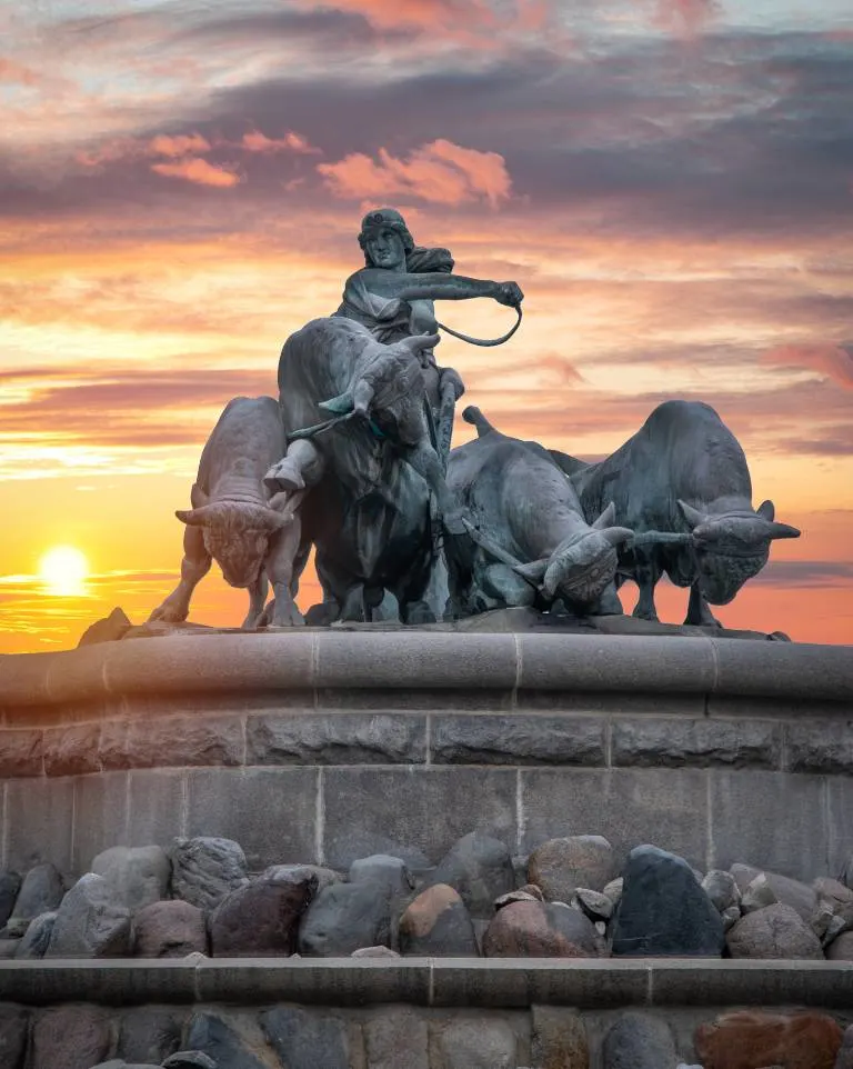 Gefion Fountain in Copenhagen