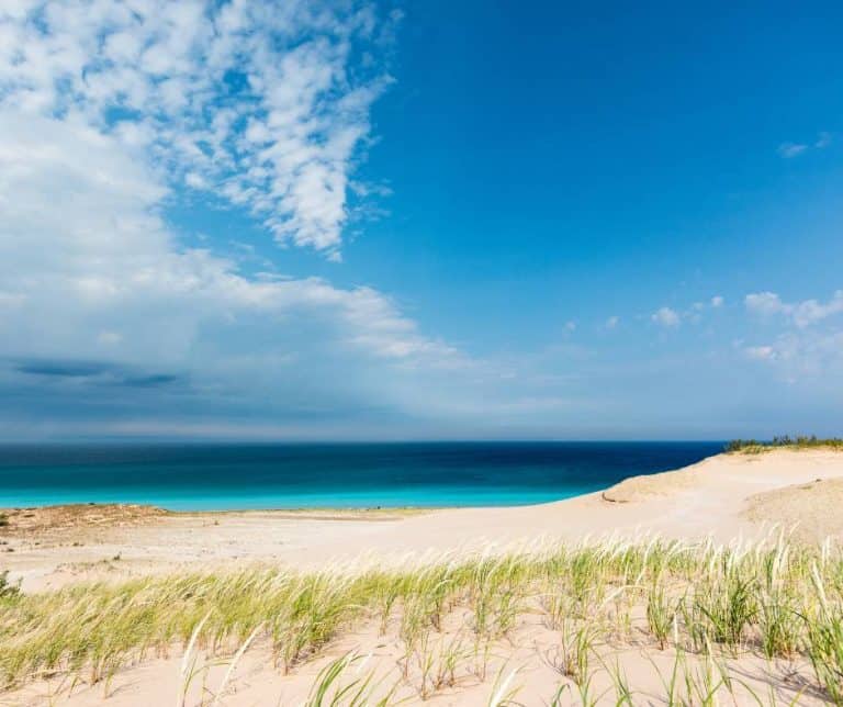 things to do in Traverse City with kids include visiting Sleeping Bear Dunes National Lakeshore