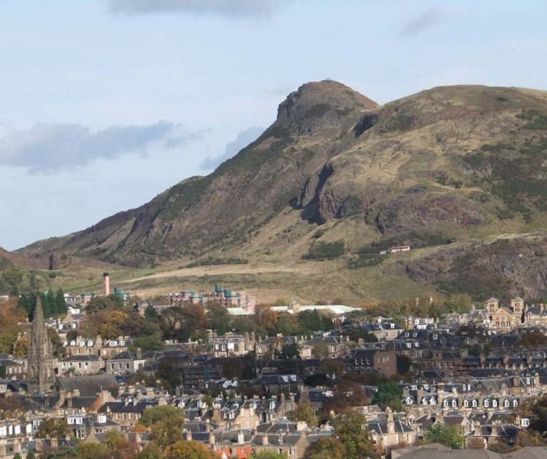 things to do in Edinburgh with kids include climbing Arthurs Seats