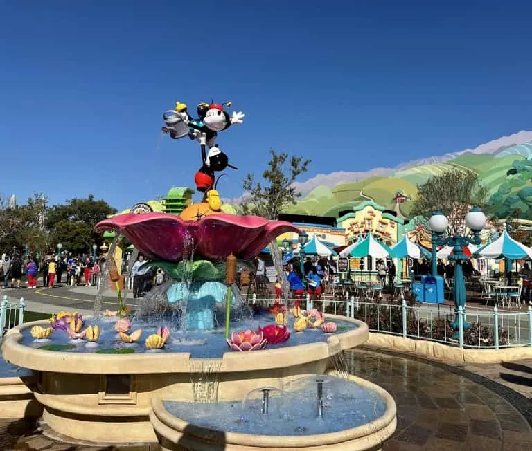 New Fountain in Mickey's Toontown at Disneyland