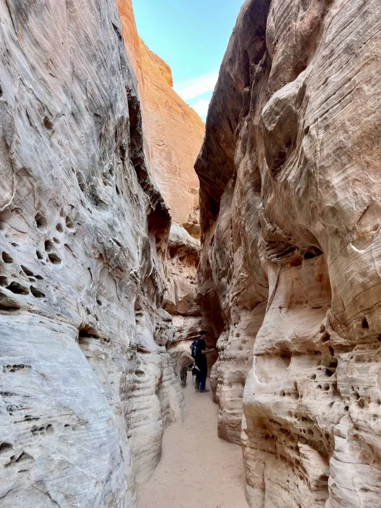 Slot Canyon on the White Domes Loop Trail