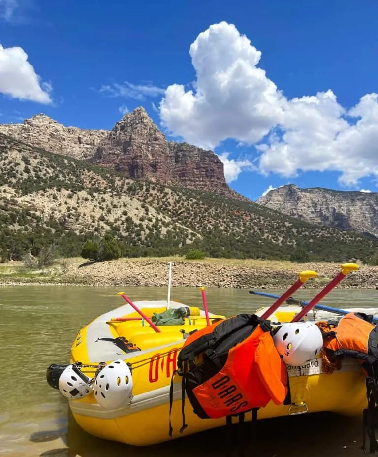 Dinosaur National Monument is one of the best national parks near Denver for rafting