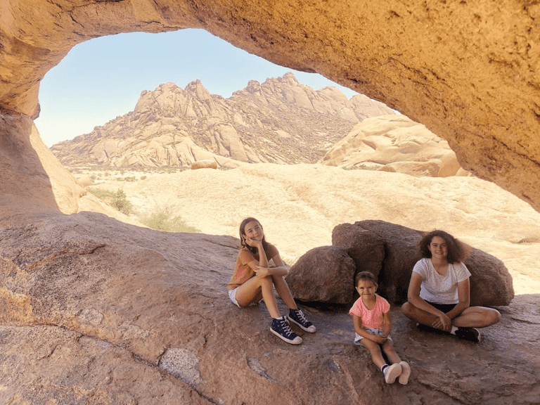 Travel to Namibia with teens on a family vacation