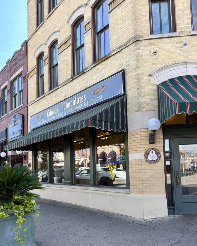 Chocolate shop in downtown Lake Geneva