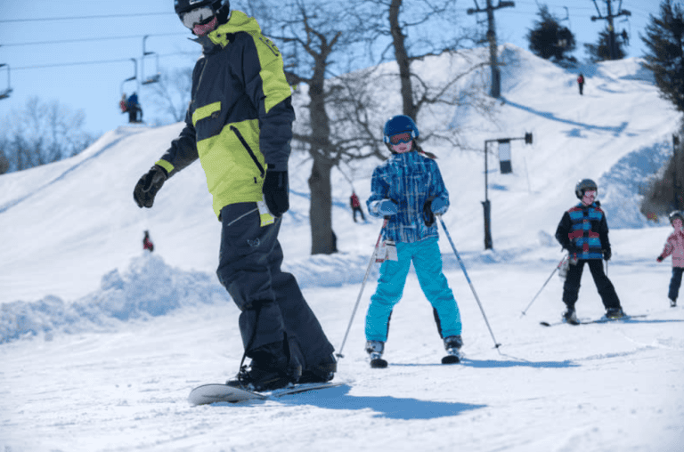 Skiing Lake Geneva