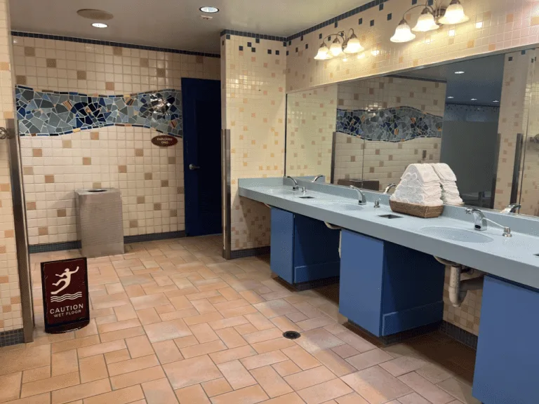 Bathrooms at Discovery COve