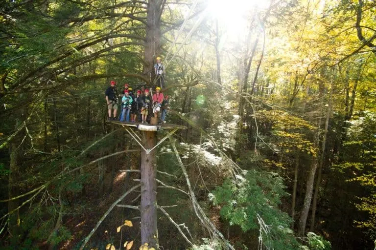 Zipline at Adventures on the Gorge