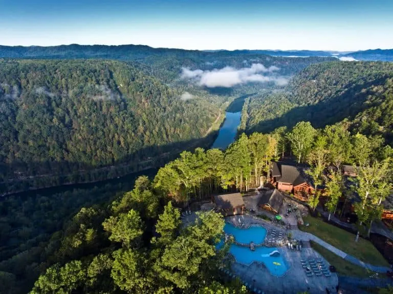 Aerial view of Adventures on the Gorge