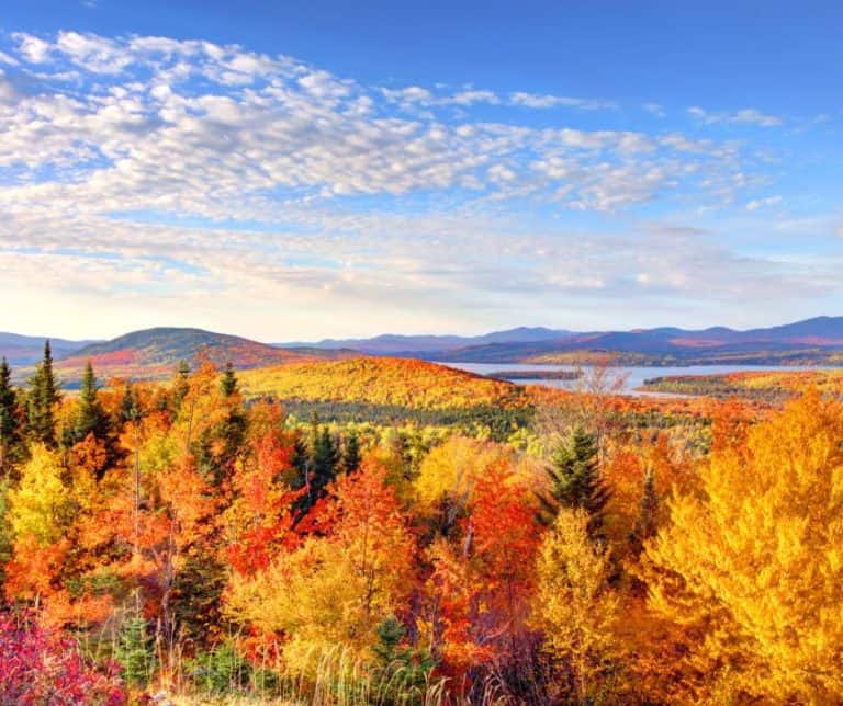 Fall color in Rangeley, Maine