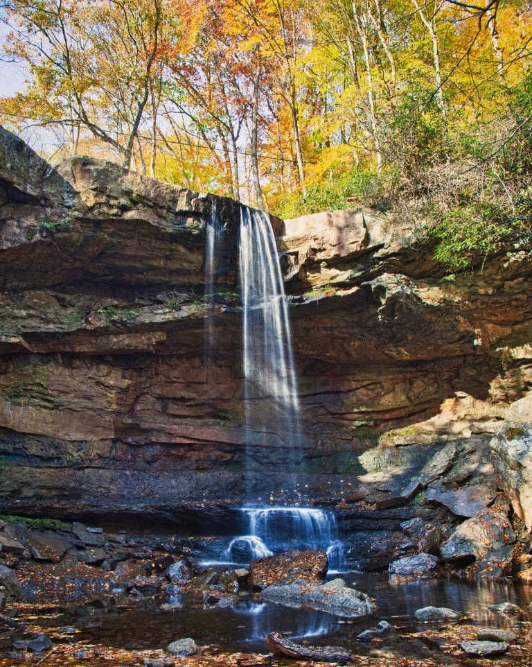 Ohiopyle's Cucumber Falls in Autumn