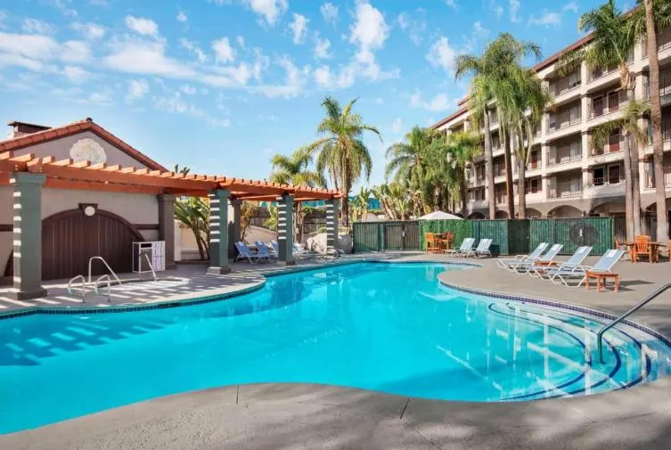 The 17 Best Hotels Near Disneyland for Families 17 Pool area of Four Points by Sheraton Anaheim