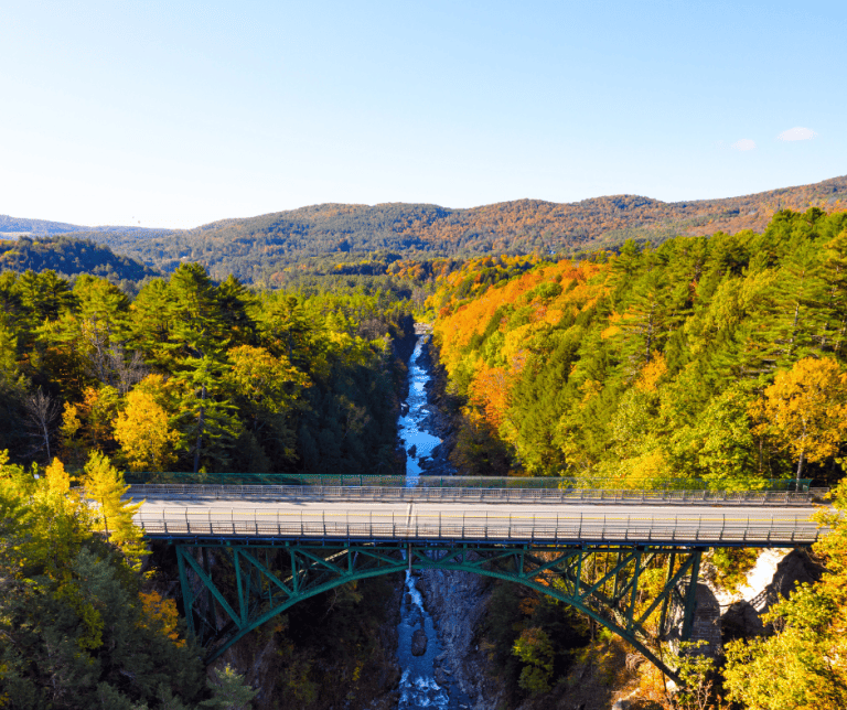 Quechee Gorge in the Fall 