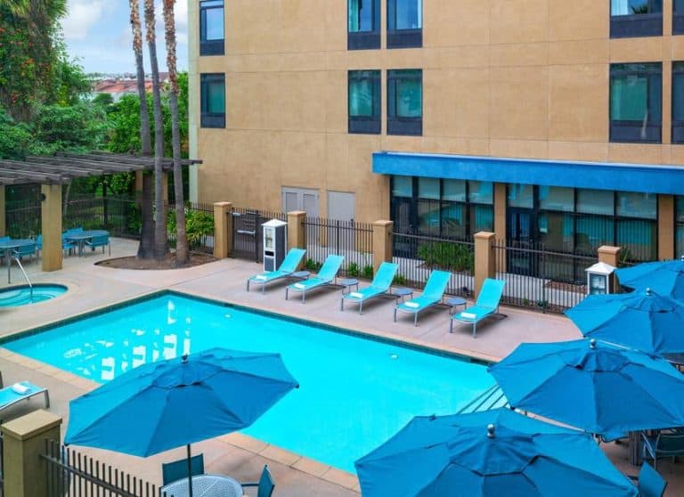SpringHill Suites Pool in Anaheim