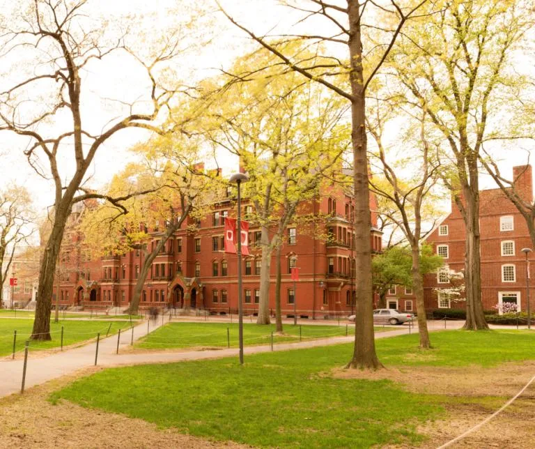 Harvard Yard in Fall