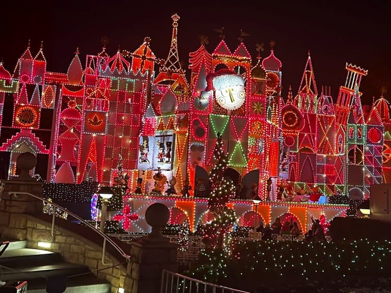 Disneyland Christmas 2023 Its a small world holiday