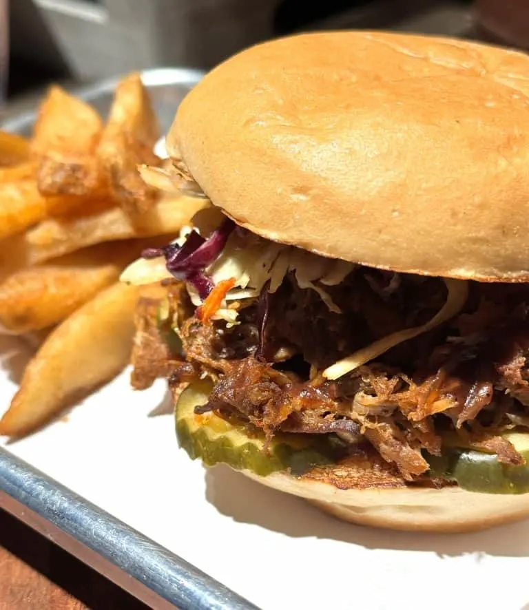 Disneyland Christmas 2024- Your Complete Guide 9 Pulled Pork Sandwich