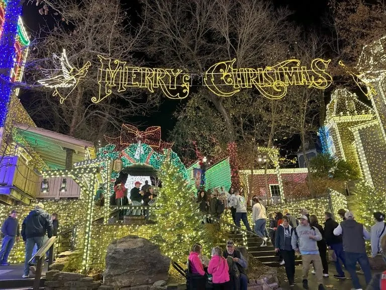 Silver Dollar City at Christmas in Branson, MO