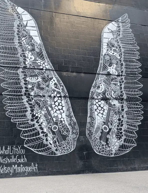 Over 20 Fun Things to do in Nashville with Kids 22 Nashville Wing Mural