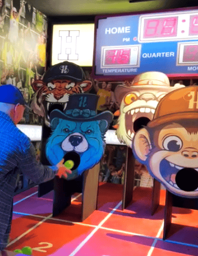 Over 40 Fun Things to do in Orange County with Kids 8 Playing games at the Hinjinx Hotel