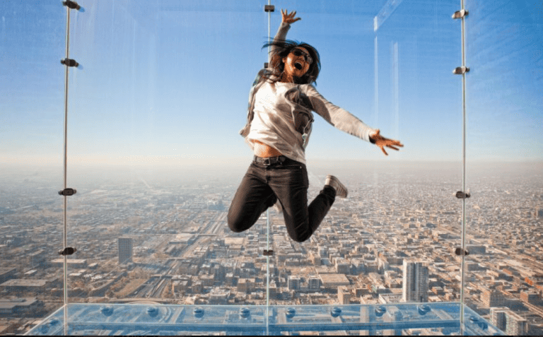 Skydeck Chicago is one of the best things to do in Chicago with teens