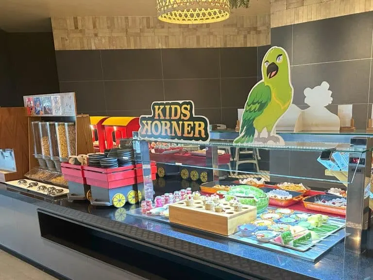 Kids corner meals at Dreams Bahia Mita Surf and Spa Resort 