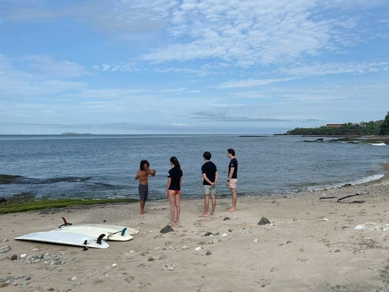 Surf lessons on Banderas Bay