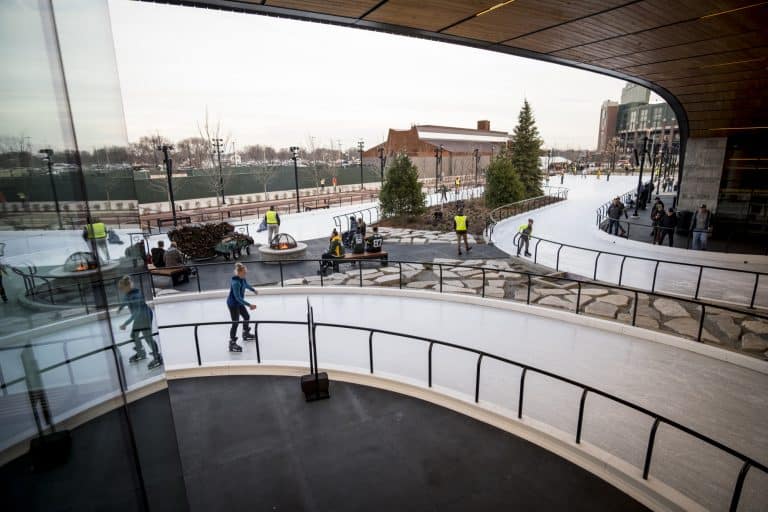 Titletown skating rink