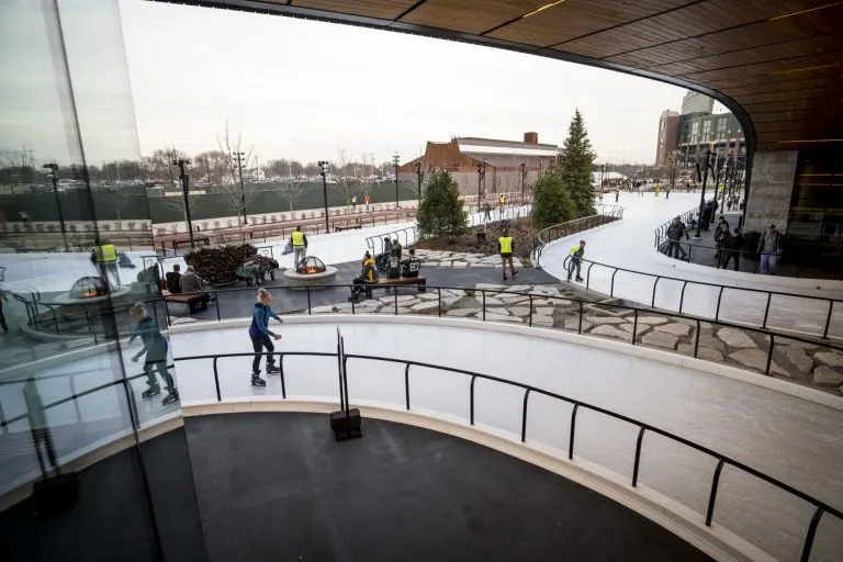 Titletown skating rink