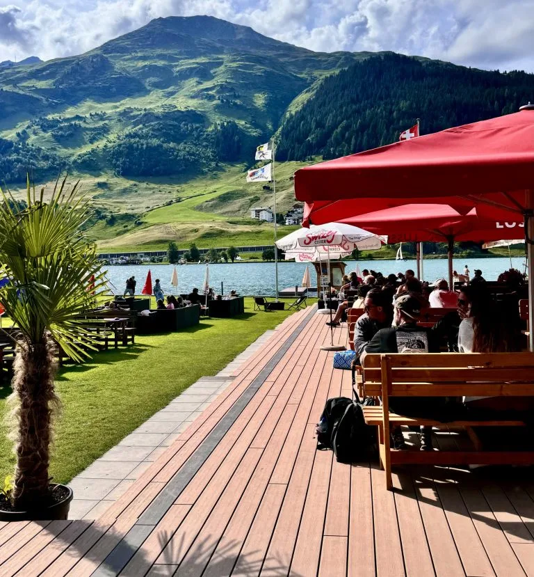 Restaurant on Lake Davos