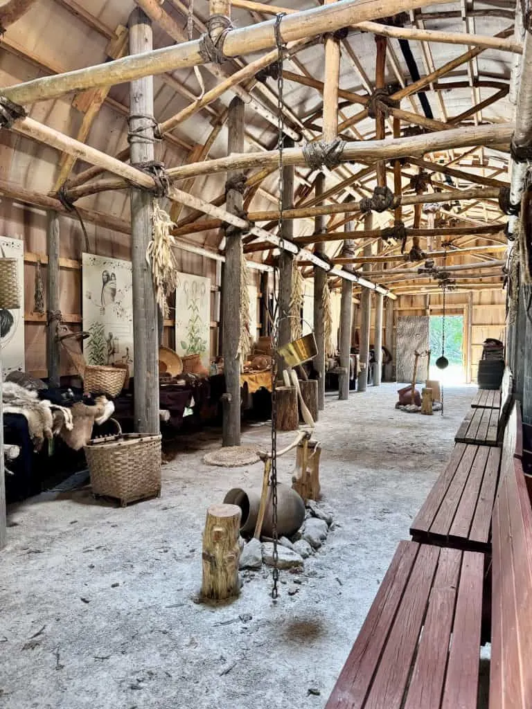 25 Awesome Things to do in Green Bay with Kids 20 Oneida Longhouse interior