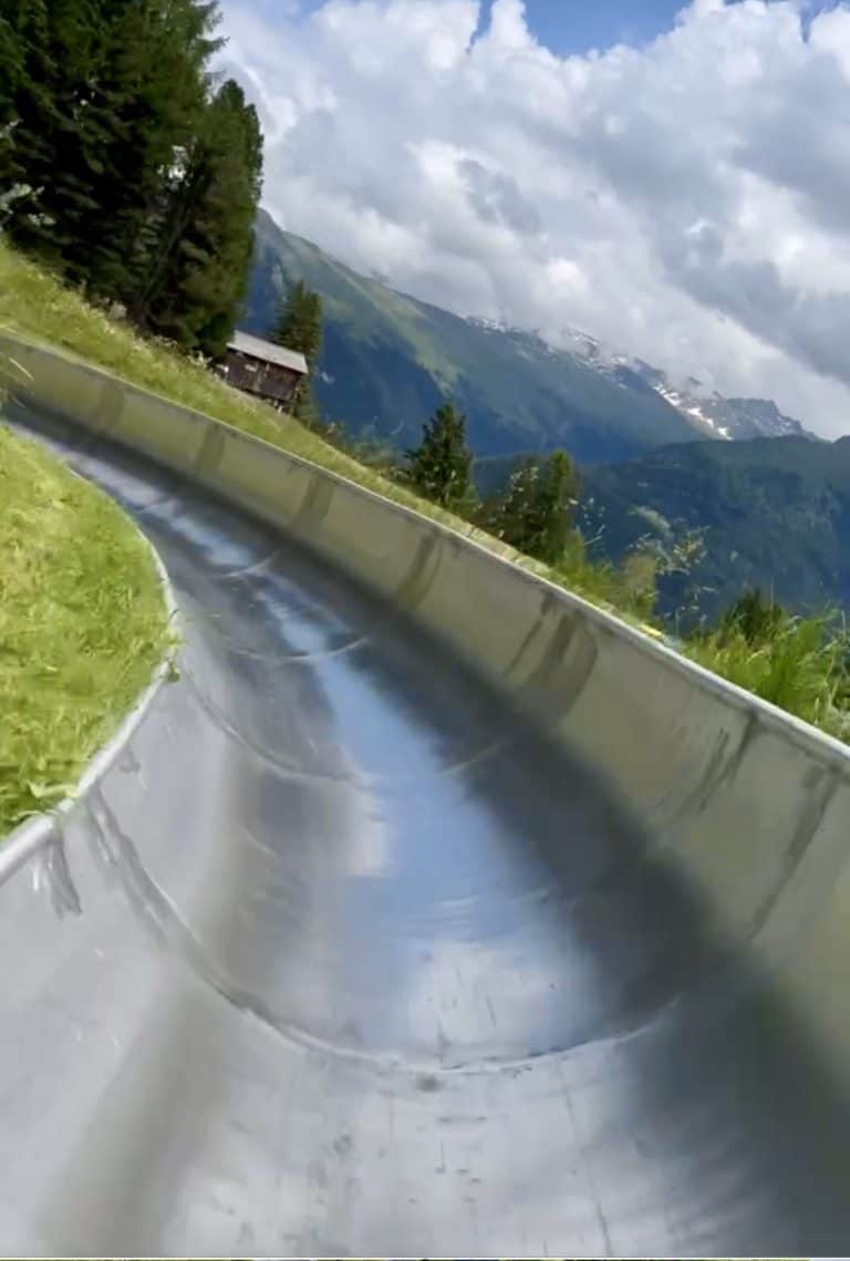 Summer Toboggan at Schatzalp