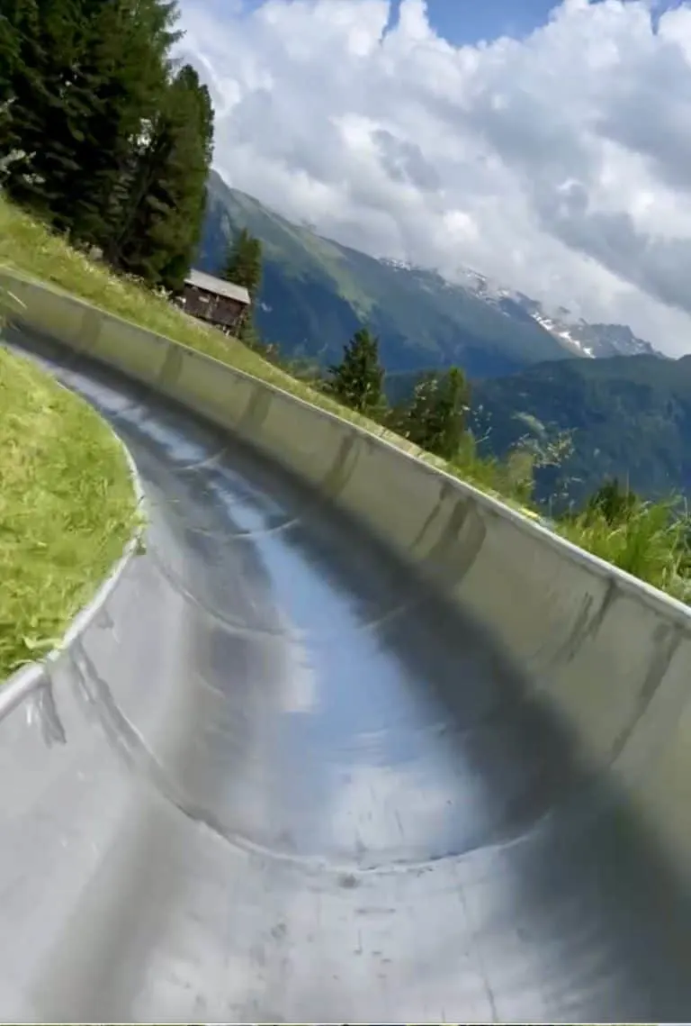 Summer Toboggan at Schatzalp