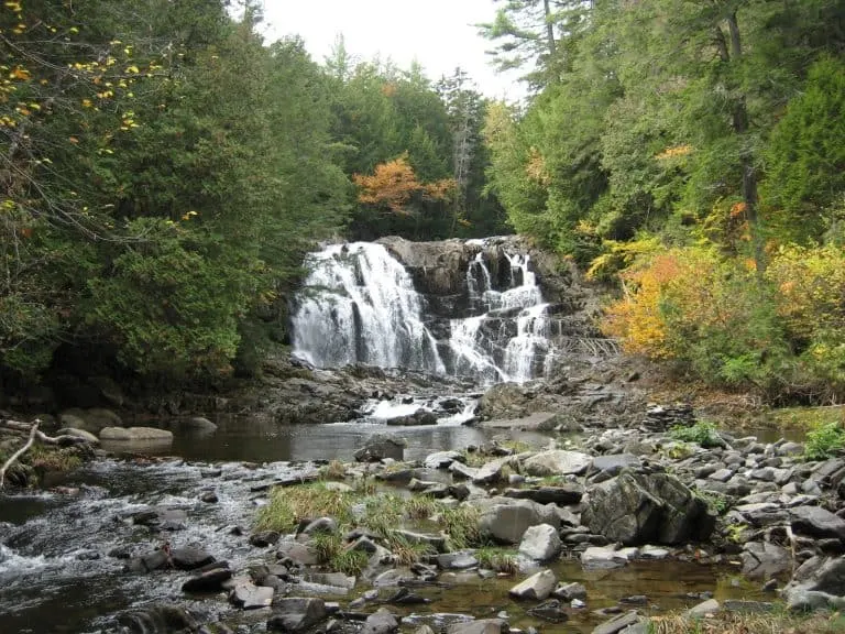 Houston Brook Falls in Maine