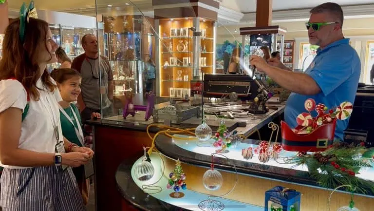 A Guide to Disney Springs at Walt Disney World 26 Glassblowingin Disney Springs