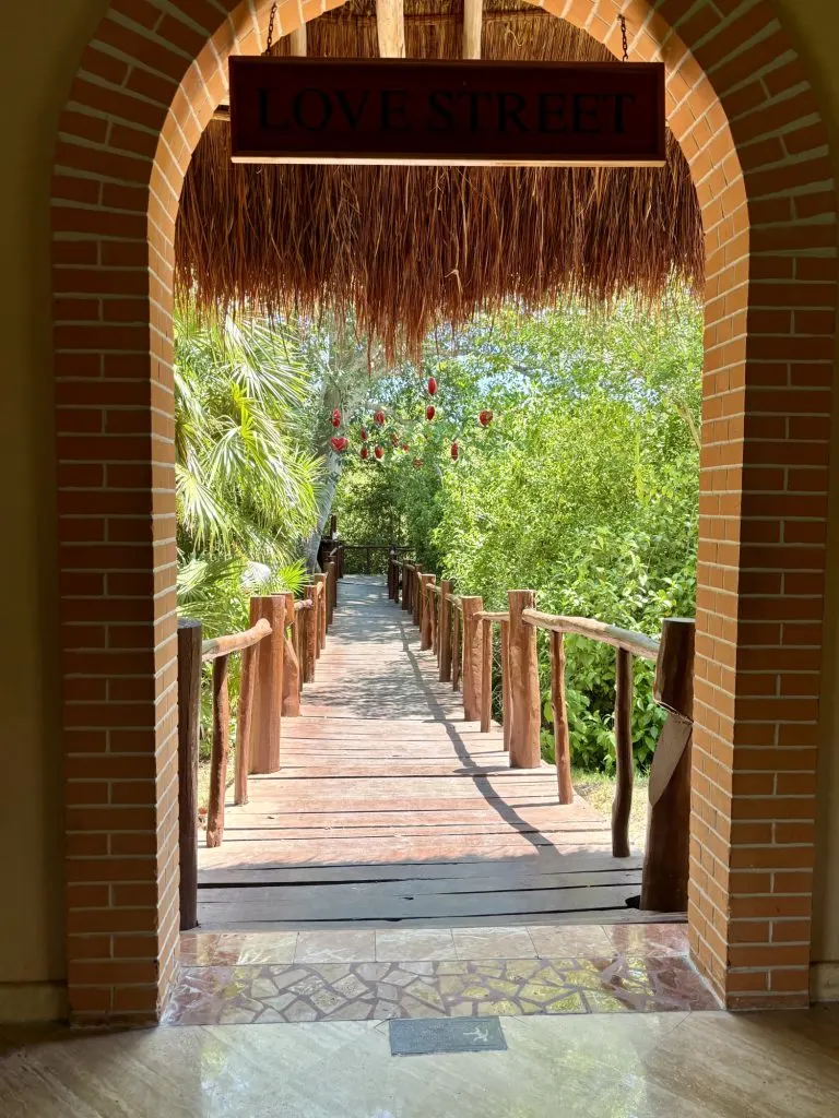 Grand Palladium Kantenah Riviera Maya Mexico Review 2 Walkway at the Grand Palladium Resort in Riviera Maya